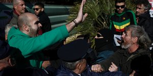 Συγκέντρωση στο Αττικό Ζωολογικό Κήπο/ Φωτογραφία: AΠΕ-ΜΠΕ