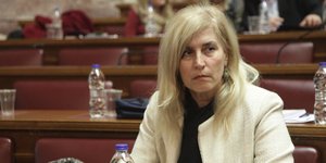 Φωτογραφία: Eurokinissi- Η Ελένη Αυλωνίτου στην Βουλή