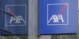 Το σήμα της AXA / Φωτογραφία: AP Images