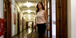 Εφη Αχτσιόγλου (Φωτογραφία: IntimeNews/ΤΖΑΜΑΡΟΣ ΠΑΝΑΓΙΩΤΗΣ)