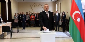Φωτογραφία: Πρόεδρος για τέταρτη θητεία Ιλχάμ Αλίεφ/AP