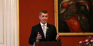 O νικητής των βουλευτικών εκλογών και μελλοντικός πρωθυπουργός της Τσεχίας Αντρέι Μπάμπις/ Φωτογραφία: ΑΡ