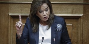 Η Ντόρα Μπακογιάννη/ Φωτογραφία: EUROKINISSI- ΓΙΩΡΓΟΣ ΚΟΝΤΑΡΙΝΗΣ