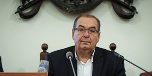 Ο βουλευτής Χανίων του ΣΥΡΙΖΑ Αντώνης Μπαλωμανέκης -Φωτογραφία: EUROKINISSI/ΓΙΑΝΝΗΣ ΠΑΝΑΓΟΠΟΥΛΟΣ