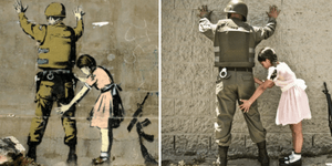 Τα στένσιλ του Banksy ζωντανεύουν εντυπωσιακά μέσα από τον φακό του Νικ Στέρν [ε