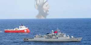 H εικόνα που δημοσιοποίησε το τουρκικό υπουργείο Αμυνας / Φωτογραφία: Twitter