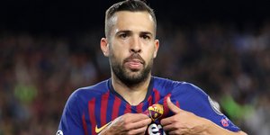 Ο Ζορντι Αλμπα της Μπαρτσελόνα/ Φωτογραφία: AP