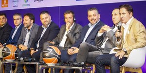 Οι προπονητές των ομάδων της Basket League /Φωτογραφία: EUROKINISSI