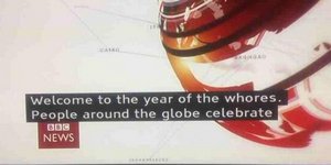 Απίστευτη γκάφα του BBC -Πανηγύρισε την είσοδο του έτους των... ιερόδουλων και ό