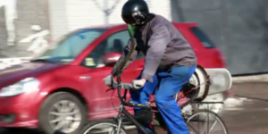 Ποδήλατο που φιλτράρει τον αέρα ανακάλυψε Βρετανός αθλητής [βίντεο]