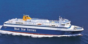 Bλάβη στον καταπέλτη του Blue Star I λίγο πριν δέσει στη Σαντορίνη