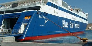 Φάρσα ήταν το τηλεφώνημα για βόμβα στο πλοίο Blue Star Νάξος