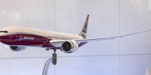 Η μινιατούρα του νέου Boeing 777x / Φωτογραφία: Boeing