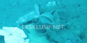 Κομμάτια από το μοιραίο αεροσκάφος 