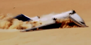 Έριξαν ένα Boeing στην έρημο και κατέγραψαν την πρόσκρουση από μέσα [βίντεο]  