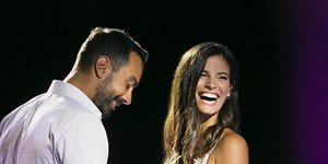 Ο Σάκης Τανιμανίδης και η Χριστίνα Μπόμπα