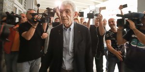 Ο Γιάννης Μπουτάρης στο δικαστήριο (Φωτογραφία: MotionTeam/ΦΑΝΗ ΤΡΥΨΑΝΗ)
