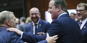 Φωτογραφίες: Stephanie Lecocq & Olivier Hoslet/EPA/ΑΠΕ