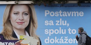 Η Ζουζάνα Τσαπούτοβα είναι το φαβορί στις εκλογές/ Φωτογραφία: AP- Petr David Josek