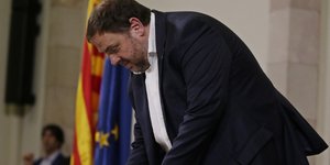 Ο αντιπρόεδρος της Καταλονίας (Φωτογραφία: AP/ Manu Fernandez)