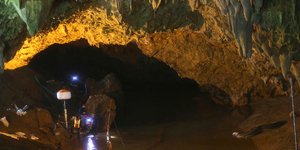 το σπήλαιο στην Ταϊλάνδη/Φωτογραφία: AP