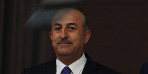 Ο Μεβλούτ Τσαβούσογλου (Φωτογραφία: AP/ Burhan Ozbilici)