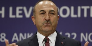 Ο Μεβλούτ Τσαβούσογλου/ Φωτογραφία: AP- Burhan Ozbilici