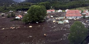 Χωριό της Χιλής θάφτηκε στη λάσπη (Φωτογραφία: AP)