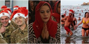 Πώς γιόρτασαν τα Χριστούγεννα σε όλο τον κόσμο -Φωτογραφίες: AP