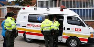 Ασθενοφόρο στην Κολομβία/ Φωτογραφία: AP