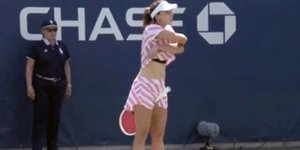 Η τενίστρια Αλίζ Κορνέ στο US Open