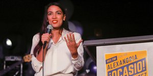 Η Alexandria Ocasio-Cortez /Φωτογραφία: AP/SG