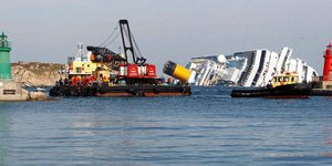 Επτά με δέκα μήνες θα διαρκέσει η ανέλκυση του Costa Concordia