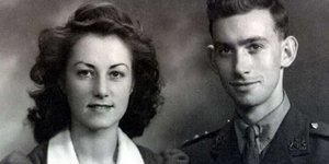 Η Τζιν και ο Τζορτζ Σπίαρ το 1942 (COURTESY OF OTTAWA CITIZEN/BBC)