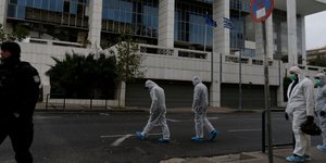Η είδηση της βόμβας στο Εφετείο κάνει το γύρο του κόσμου (Φωτογραφία: ΑΡ)