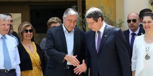 Φωτογραφία αρχείου: Συνάντηση Αναστασιάδη-Ακιντζί