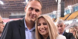 Ο Γιάννης Δάλμας με τη Φώφη Γεννηματά