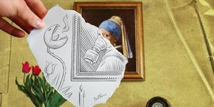 Μαγικές μολυβιές σε φωτογραφίες από τον Ben Heine