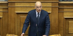 Ο Νίκος Δένδιας (Φωτογραφία: EUROKINISSI/ΓΙΑΝΝΗΣ ΠΑΝΑΓΟΠΟΥΛΟΣ)