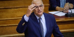 Ο Νίκος Δένδιας/ Φωτογραφία: EUROKINISSI- ΓΙΩΡΓΟΣ ΚΟΝΤΑΡΙΝΗΣ