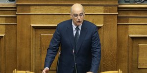 Ο Νίκος Δένδιας (Φωτογραφία: EUROKINISSI/ΓΙΑΝΝΗΣ ΠΑΝΑΓΟΠΟΥΛΟΣ)
