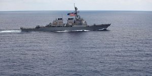 Το αμερικανικό αντιτορπιλικό USS John S. McCain (Φωτογραφία: ΑΡ)