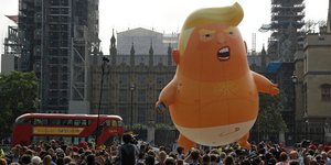 Διαδήλωση κατά του Τραμπ στο Λονδίνο/ Φωτογραφία AP images