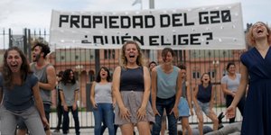 Διαμαρτυρία ενόψει G20 -Φωτογραφία AP