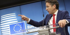 Ο Γερούν Ντάισελμπλουμ / Φωτογραφία: AP Photo/Olivier Matthys