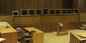 Δικαστική αίθουσα (Φωτογραφία: EUROKINISSI/ΤΑΤΙΑΝΑ ΜΠΟΛΑΡΗ)