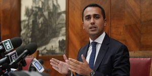 Ο Λουίτζι Ντι Μάιο/ Φωτογραφία: AP- Andrew Medichini