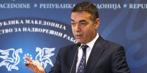 Ο Νικολά Ντιμιτρόφ/ Φωτογραφία: AP- Boris Grdanoski