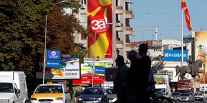 Δημοψήφισμα στα Σκόπια (Φωτογραφία: AP Photo/Boris Grdanoski)