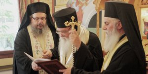 Η Διαρκής Ιερά Σύνοδος για τη συνταγματική αναθεώρηση/ Φωτογραφία: EUROKINISSI- ΧΡΗΣΤΟΣ ΜΠΟΝΗΣ